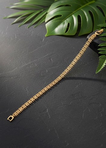 Hasır Model Xuping Altın Renk Kadın Bileklik - Görsel 2