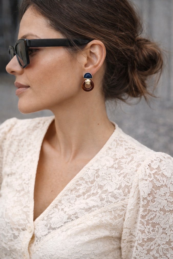 Modern Tarz Küpe. Gündüz Spor, Gece Şık: Tek Bir Dokunuşla. - Görsel 3