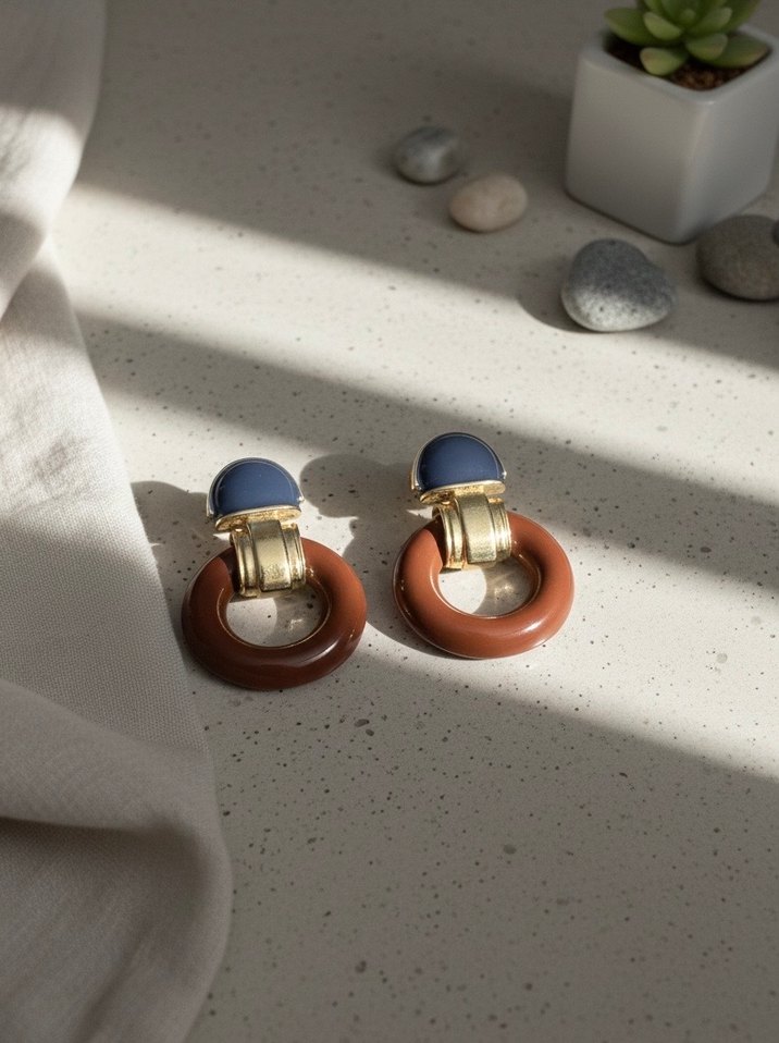 Modern Tarz Küpe. Gündüz Spor, Gece Şık: Tek Bir Dokunuşla. - Görsel 4