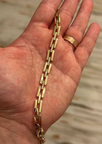 Xuping Altın Kaplama  Kadın Bileklik - Görsel 5