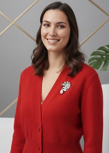 Renkli Pul İşlemeli Kadın Broş Modelleri - Görsel 17