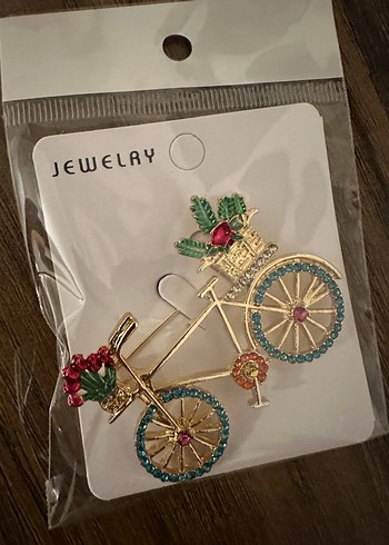 Renkli Pul İşlemeli Kadın Broş Modelleri - Görsel 10