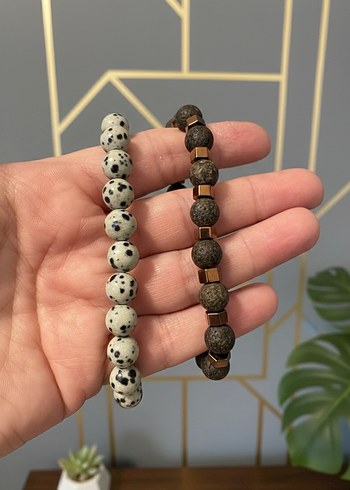 Erkek Doğal Taş Bileklikler - Görsel 8