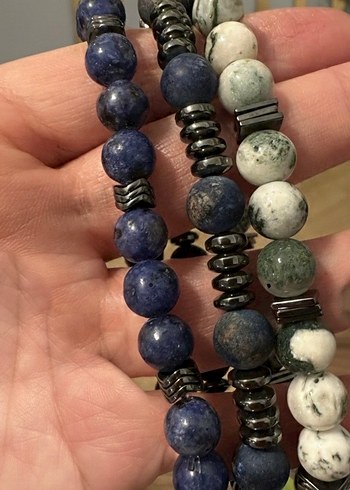 Erkek Doğal Taş Bileklikler - Görsel 6