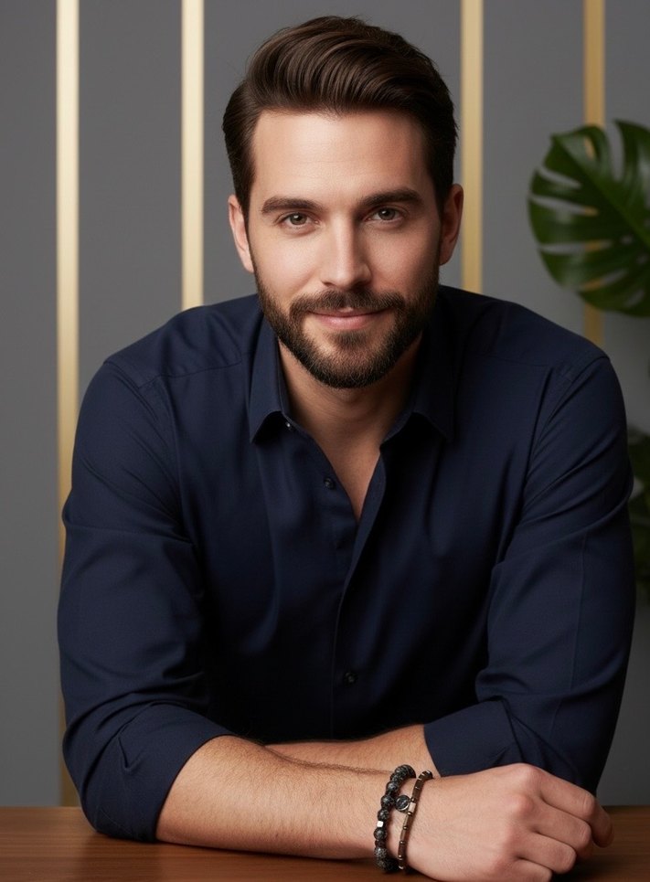 Erkek Doğal Taş Bileklikler - Görsel 5