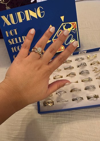 Xuping ve çelik yüzükler - Görsel 9