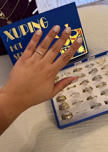 Xuping ve çelik yüzükler - Görsel 15