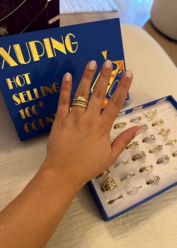 Xuping ve çelik yüzükler - Görsel 16