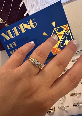 Xuping ve çelik yüzükler - Görsel 8