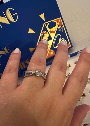 Xuping ve çelik yüzükler - Görsel 6