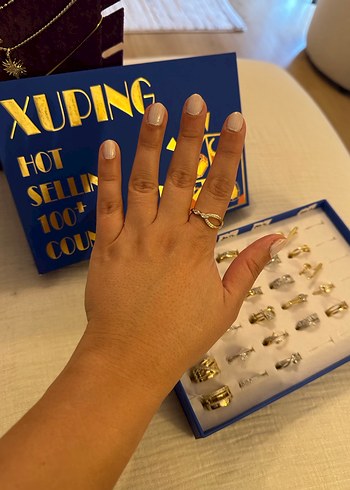 Xuping ve çelik yüzükler - Görsel 18