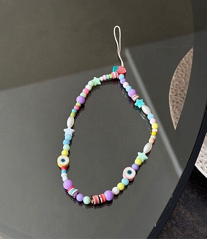 Telefon Charm Süsü Handmade Boncuklu