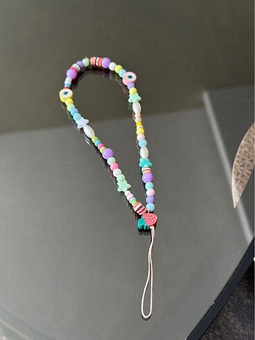 Beden Renk Telefon Charm Süsü Handmade Boncuklu