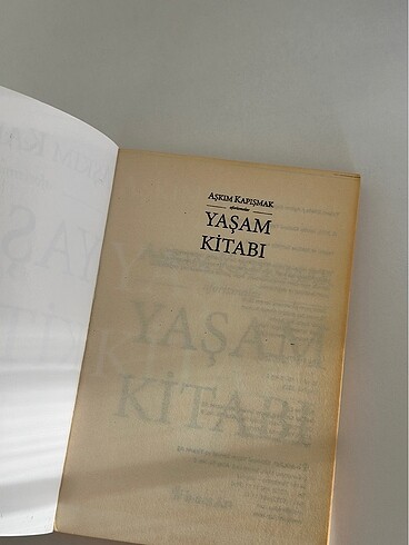 Beden Aşkım Kapışmak Yaşam Kitabı