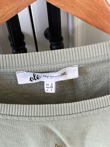 s Beden Ole by Koton Su Yeşili Crop Sweatshirt