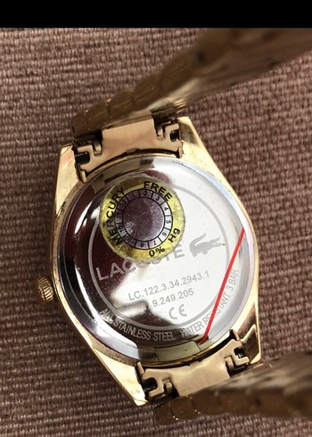Lacoste Orijinal Lacoste Altın Renk Kadın Kol Saati