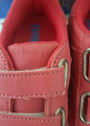 Kız Çocuk Pembe Cırt Cırtlı Spor Ayakkabı - Görsel 4