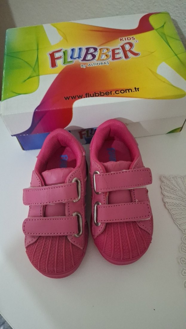 Kız Çocuk Pembe Cırt Cırtlı Spor Ayakkabı - Görsel 3