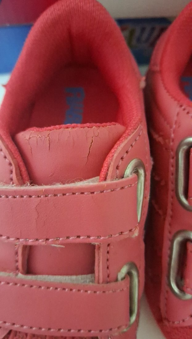 Kız Çocuk Pembe Cırt Cırtlı Spor Ayakkabı - Görsel 4