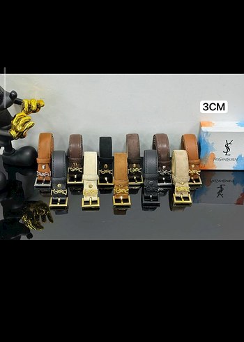 Kahverengi Deri Kadın Kemer 3CM Tokalı - Görsel 2