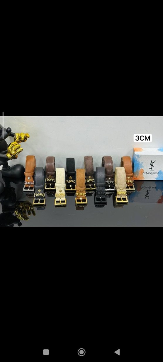 Kahverengi Deri Kadın Kemer 3CM Tokalı - Görsel 2