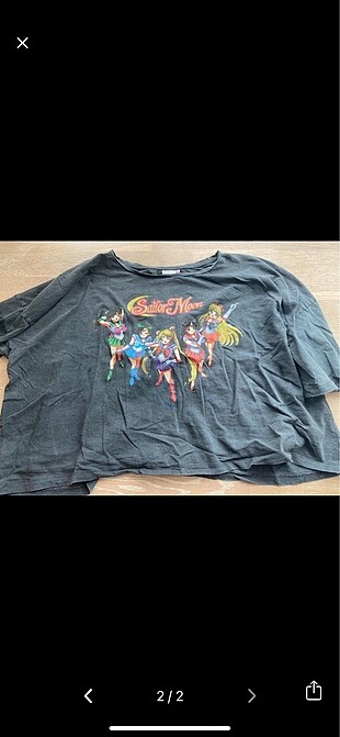 American Vintage sailor moon oversize tişört