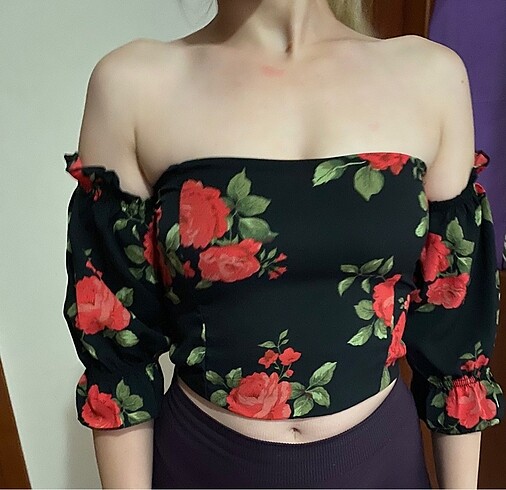 Çiçekli crop