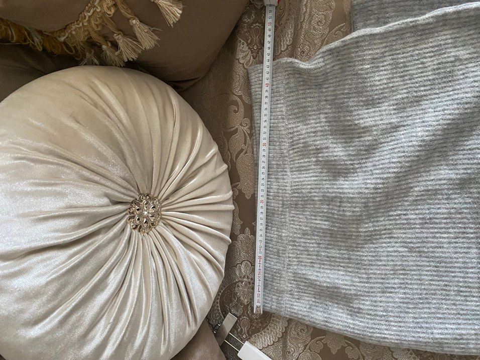 Gri Triko Midi Etek yurtdışından alındı yeni - Görsel 5