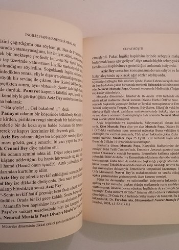 Cevat Rüştü İngiliz Hapishanesi Hatıraları 1.Baskı - Görsel 13