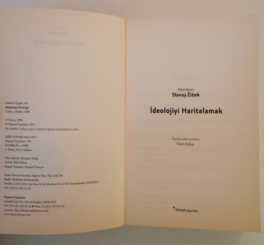 Slavoj Zizek İdeolojiyi Haritalamak 1.Baskı - Görsel 5