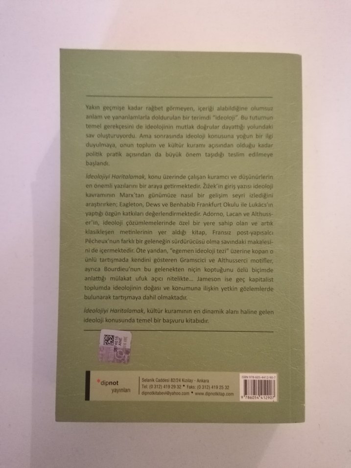 Slavoj Zizek İdeolojiyi Haritalamak 1.Baskı - Görsel 2