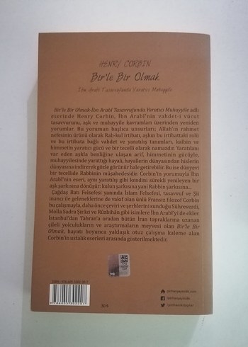 Henry Corbin Bir'le Bir Olmak İbn Arabi - Görsel 3