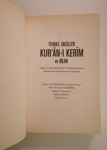 Maurice Bucaille Tevrat İnciller Kur'an-ı Kerim ve Bilim - Görsel 4