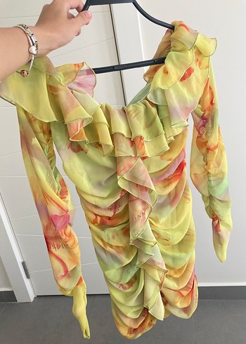 Bershka BERSHKA çiçekli elbise