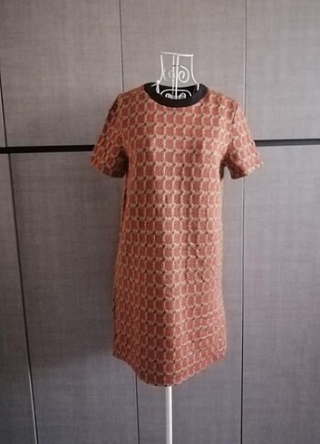 Zara Zara Jakarlı Mini Elbise