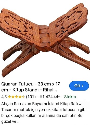 Ahşap El Oyması Rahle 