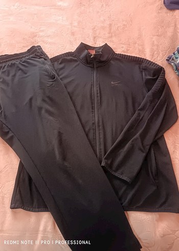 Siyah erkek Fermuarlı Eşofman Takımı - Görsel 2