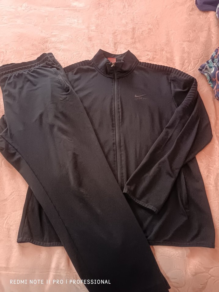 Siyah erkek Fermuarlı Eşofman Takımı - Görsel 2