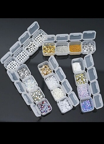 4LÜ IZGARA RHİNESTONE CHARMS 