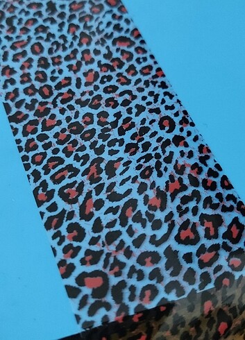  Beden Renk LEOPAR DESENLİ TIRNAK FOLYOSU 