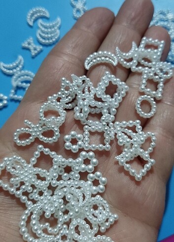 Beden Renk 20 ADET İNCİ CHARMS ????