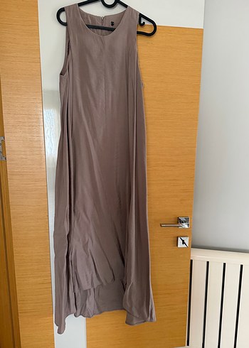 Diğer Vizon Dokumlu Uzun Elbise