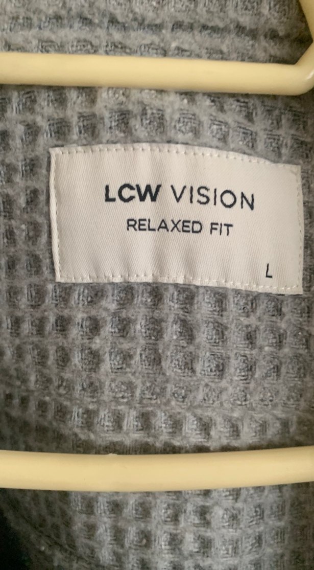 Gri Düğmeli Erkek kışlık gömlek  ceket - Görsel 3