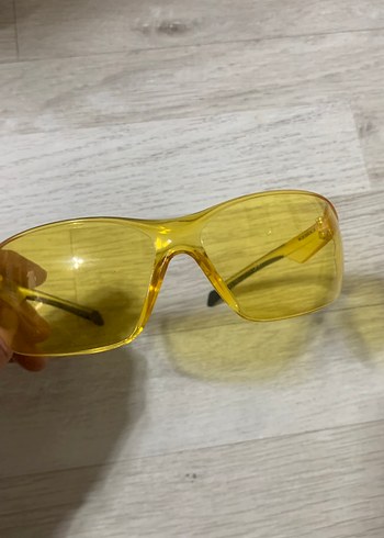 Şeffaf Sarı bisiklet Gözlüğü - Görsel 3