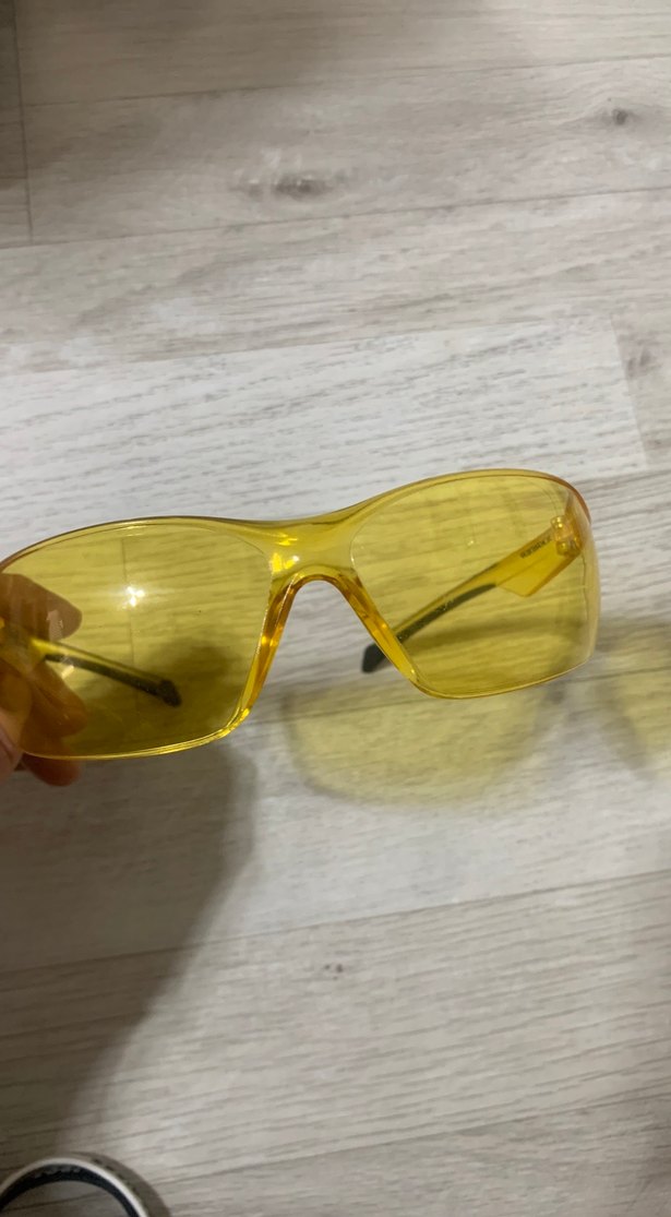 Şeffaf Sarı bisiklet Gözlüğü - Görsel 3