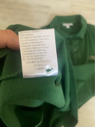 m Beden yeşil Renk Lacoste tişört
