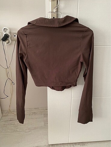 xs Beden kahverengi Renk H&M crop top