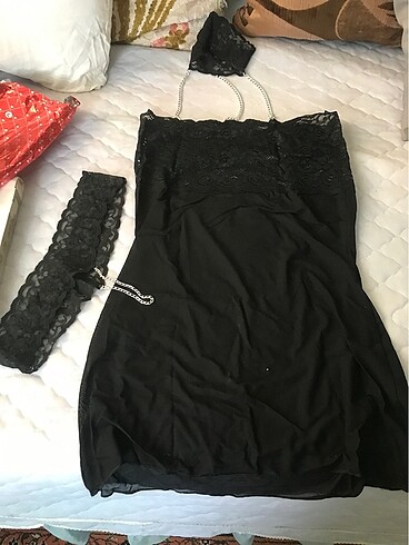 Sıfır ambalajlı kutusunda babydoll takım