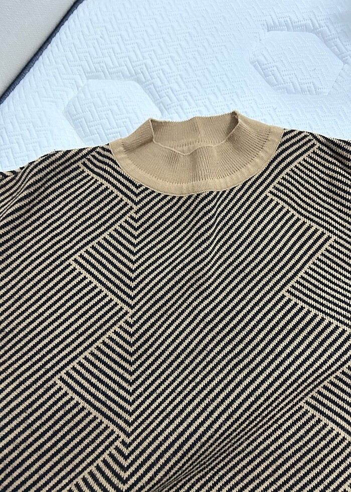 ÇİZGİLİ TRİKO TUNİK - Görsel 2