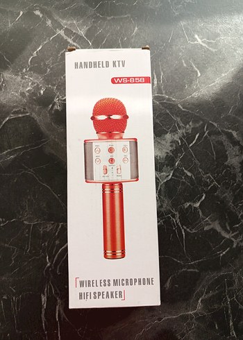 Mavi Kablosuz Mikrofon WS-858
karaoke mikrofon - Görsel 2